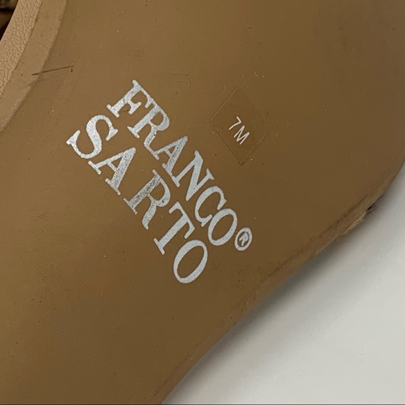 FRANCO SARTO Sandals Leather Leopard Print - Picture 8 of 8